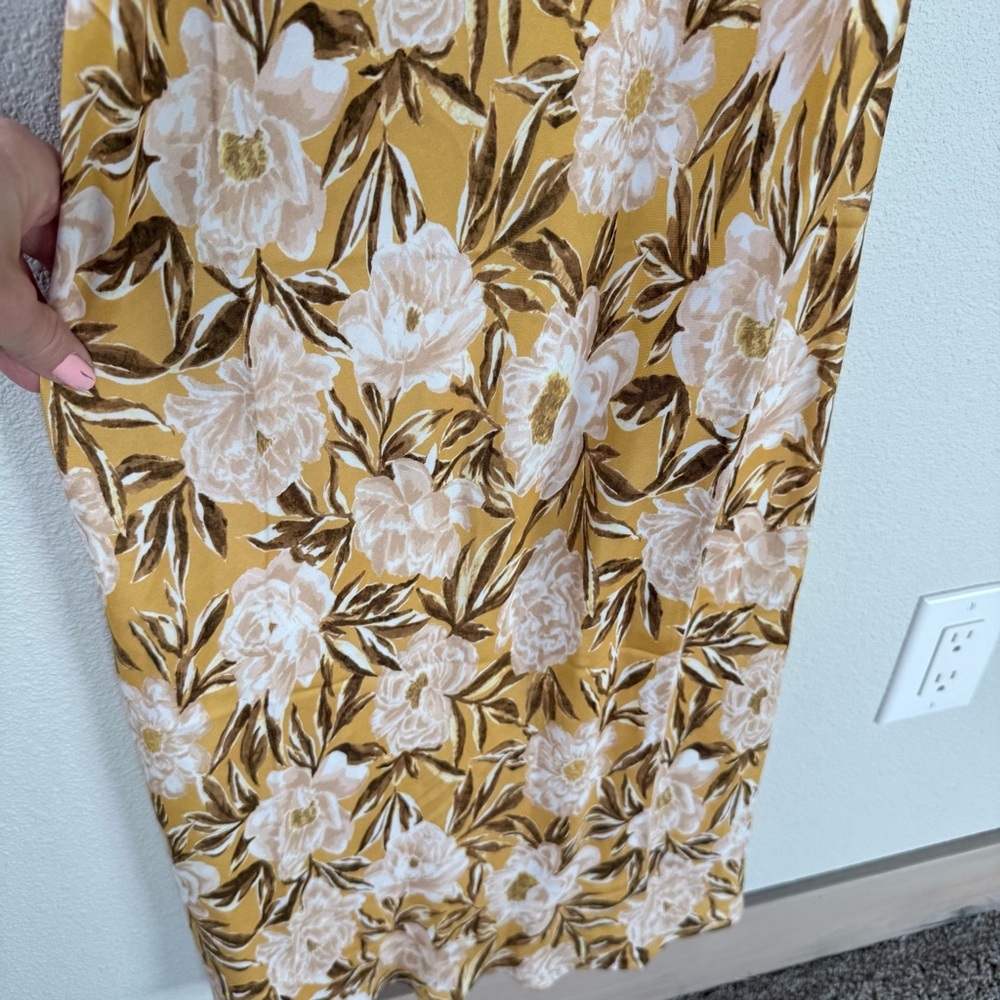 New Madewell Angelina Dress Chamomile Tea Yellow NWT Preppy Casual Women’s 6 - Picture 8 of 16